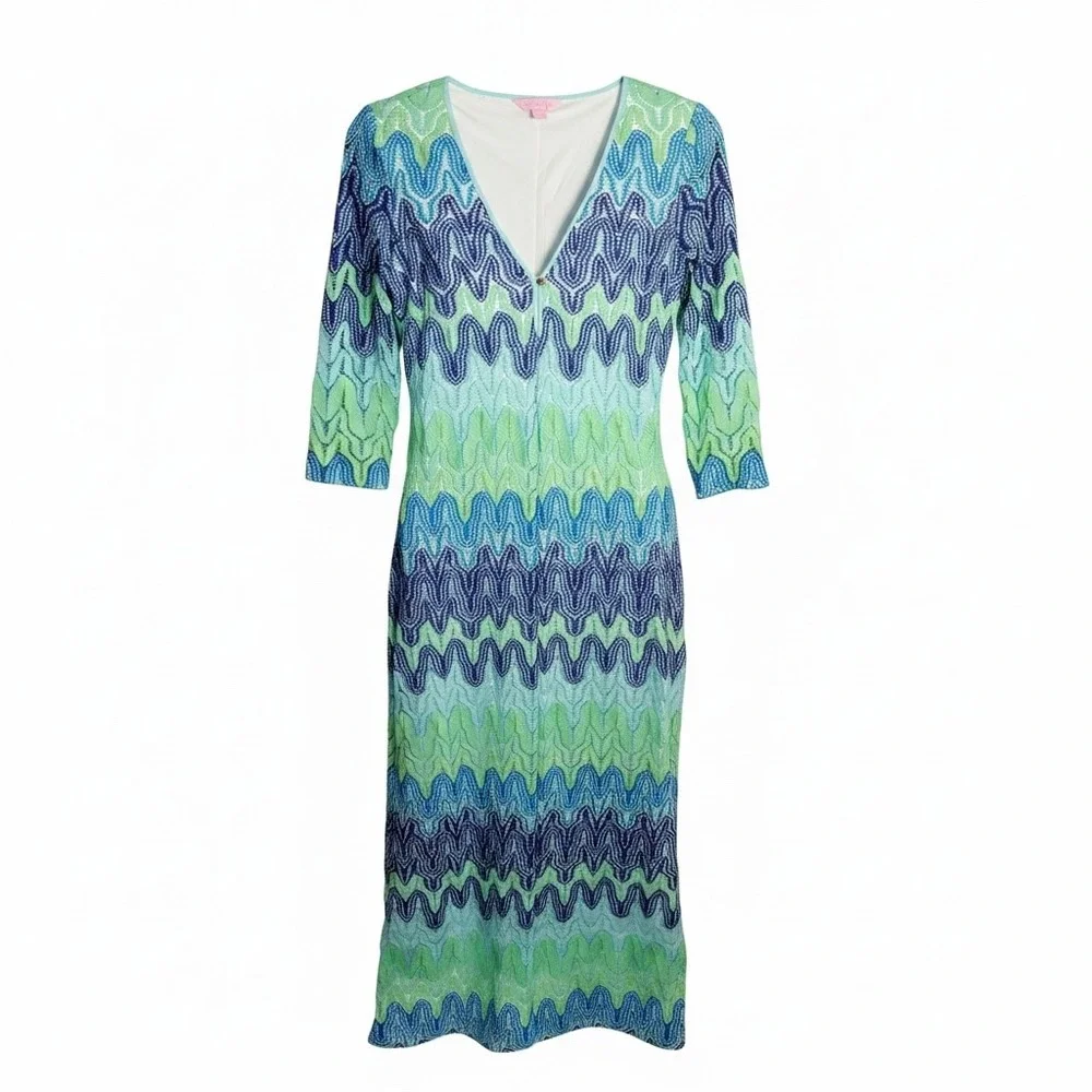 lilly pulitzer crochet dress Leyla Shift Dress